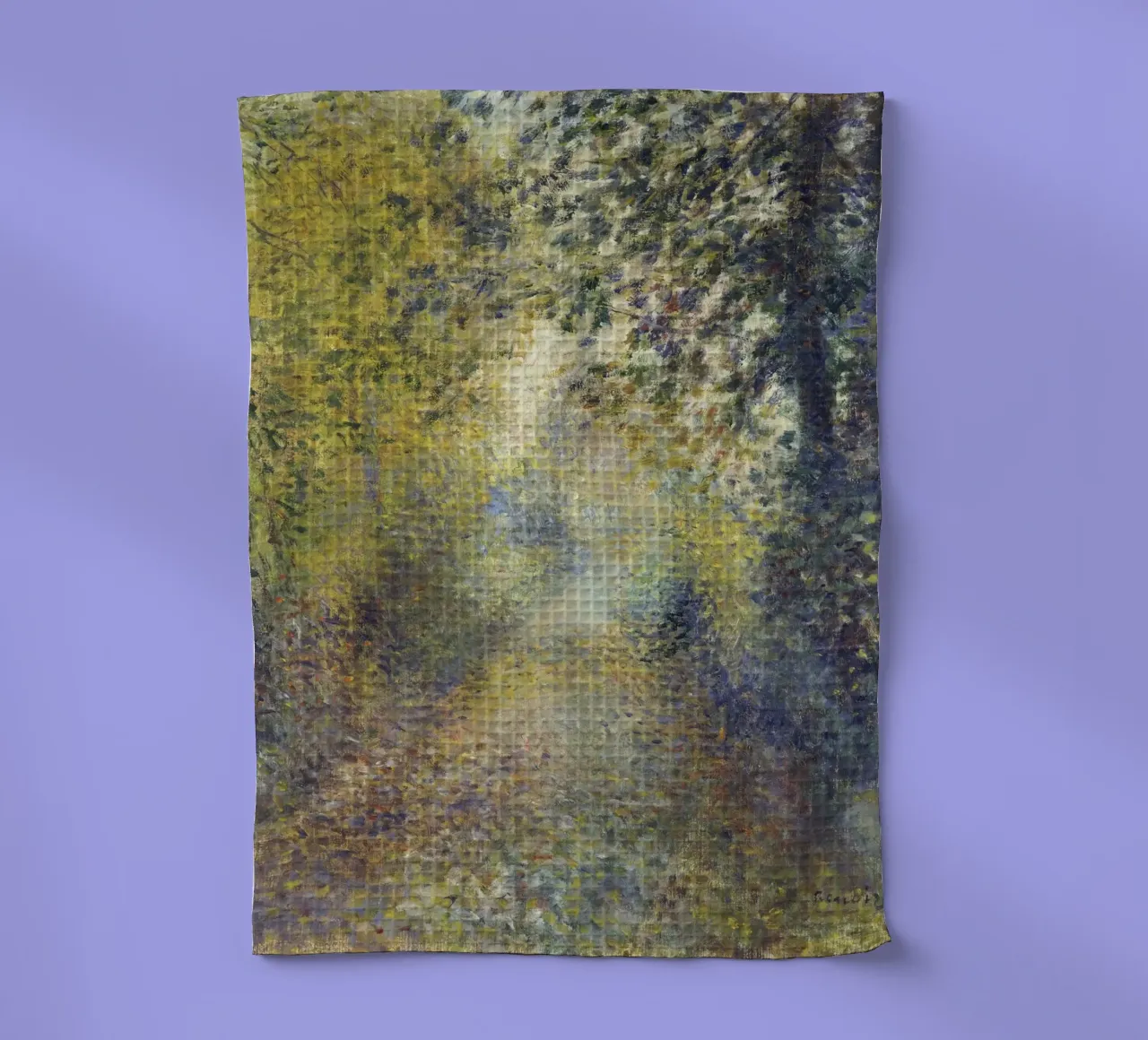Pierre Auguste Renoir In den Wäldern Geschirrtuch von 50 masterpieces