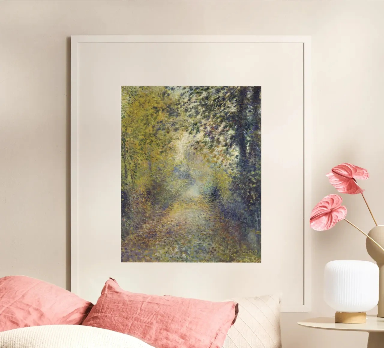 Pierre Auguste Renoir In den Wäldern Hahnemühle von 50 masterpieces