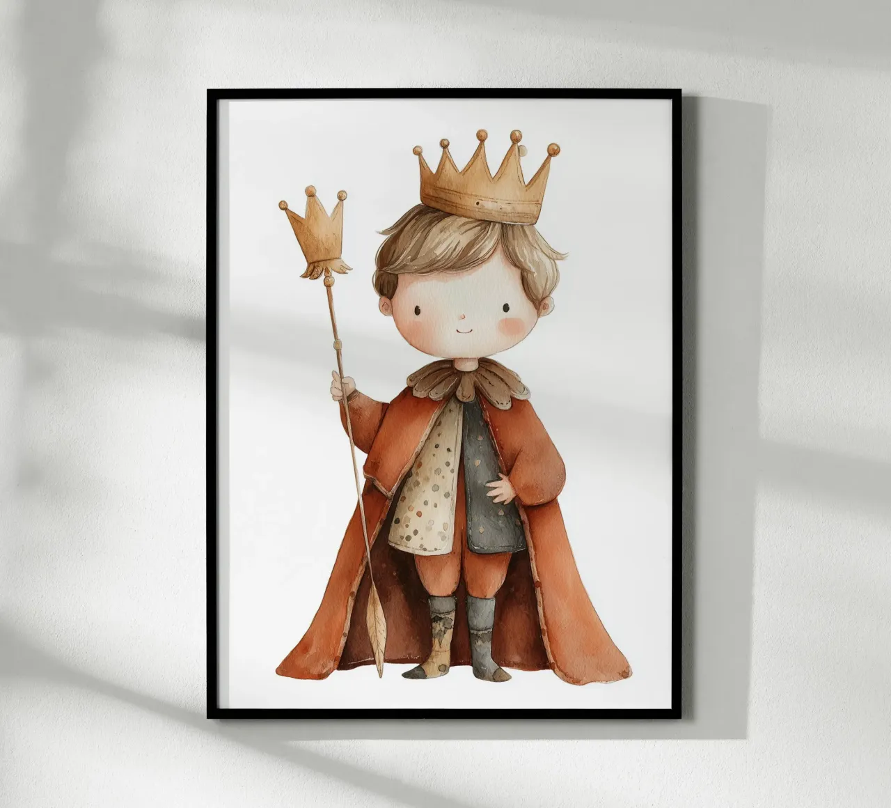 Poster del piccolo re incoronato carta hahnemühle da Kid’s Dream