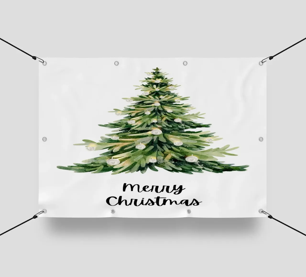 Merry Christmas telo in pvc da PinkCandyWalls