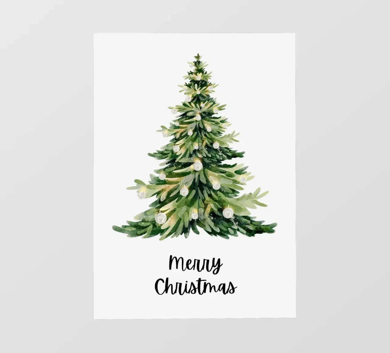 Merry Christmas telo in pvc da PinkCandyWalls