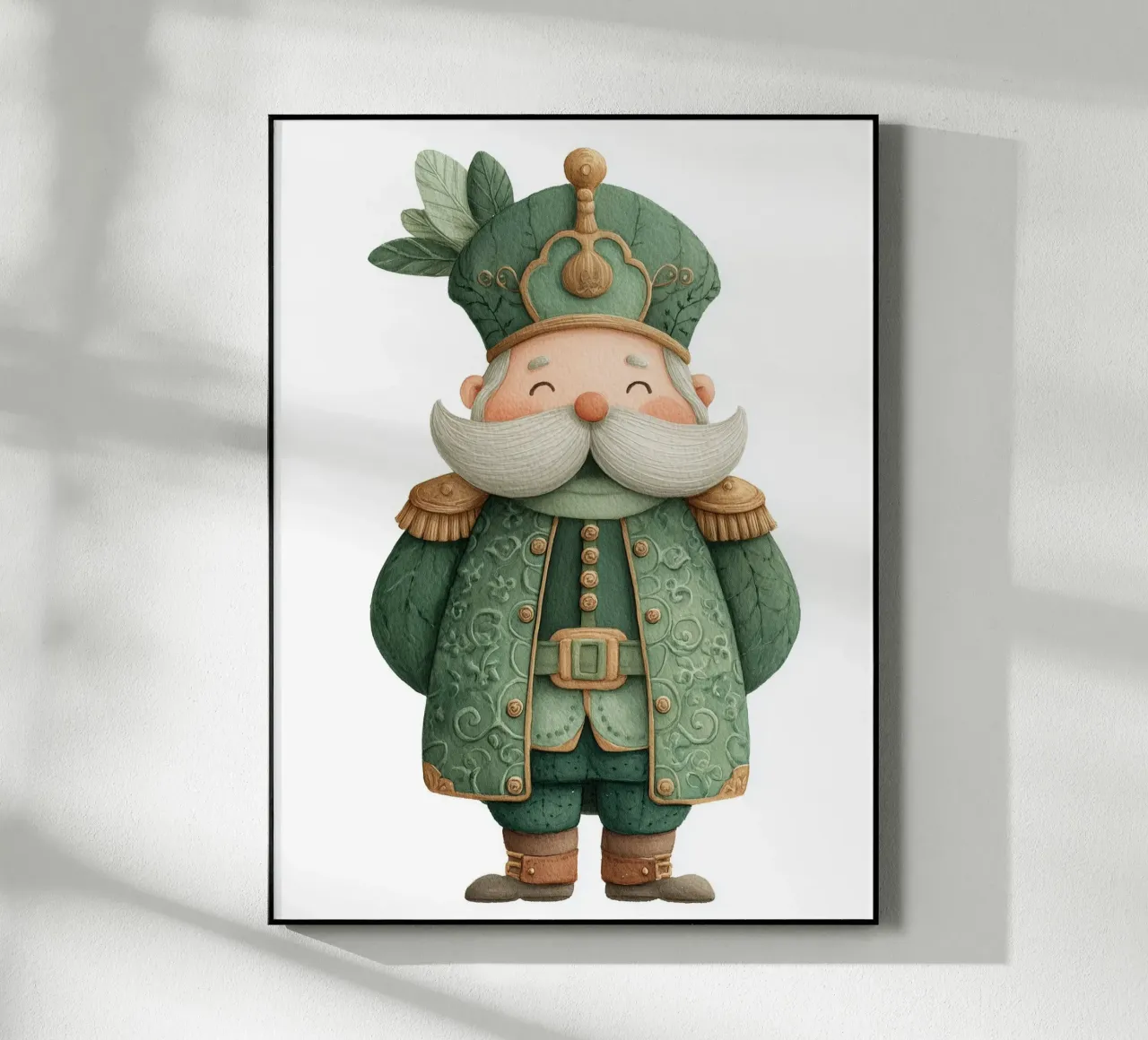 Poster per cameretta per bambini Granduca in uniforme verde plexiglass da Kid’s Dream