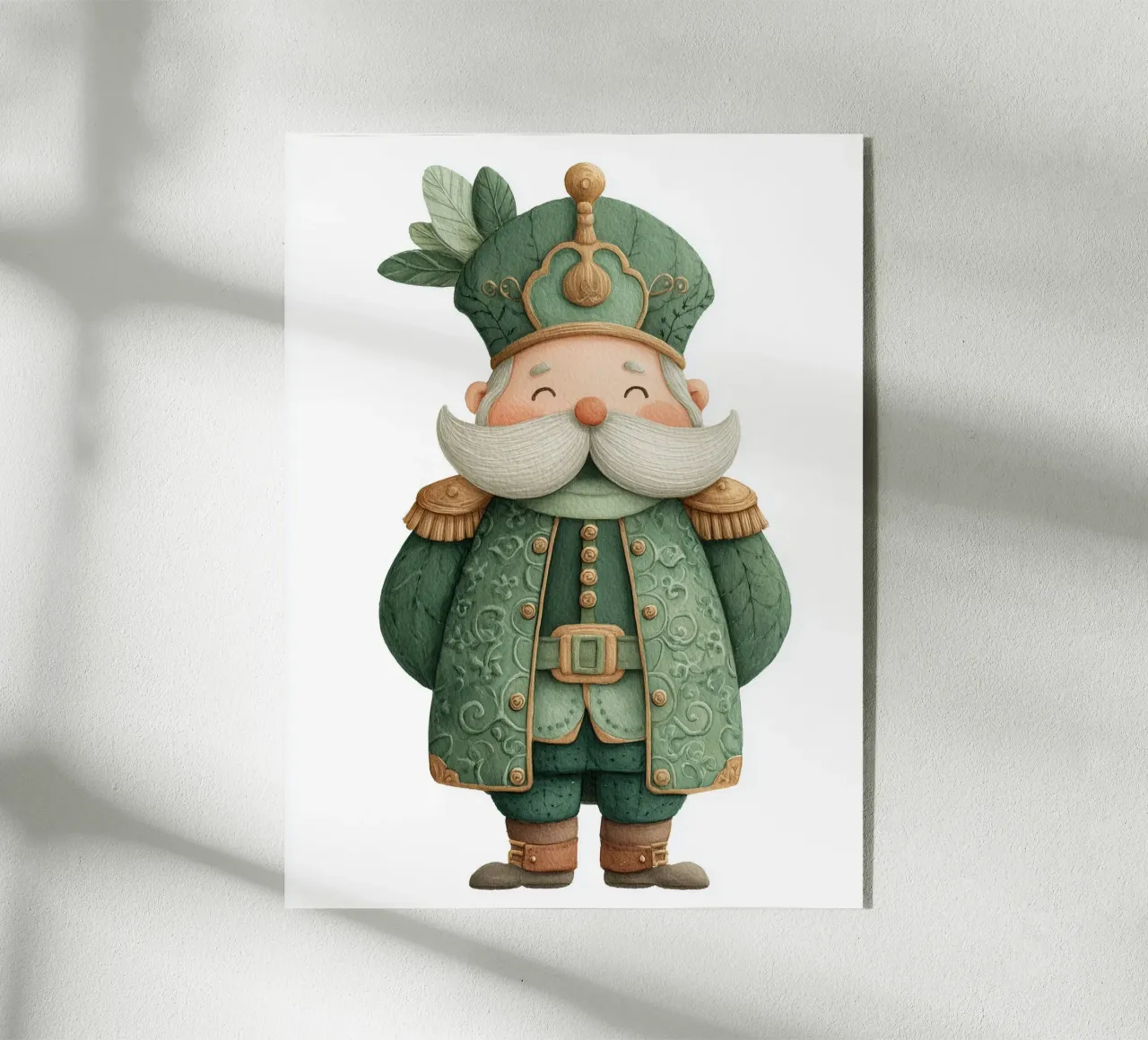 Poster per cameretta per bambini Granduca in uniforme verde plexiglass da Kid’s Dream