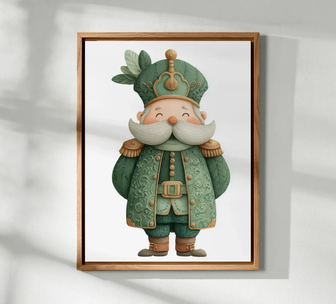 Poster per cameretta per bambini Granduca in uniforme verde alluminio dibond da Kid’s Dream