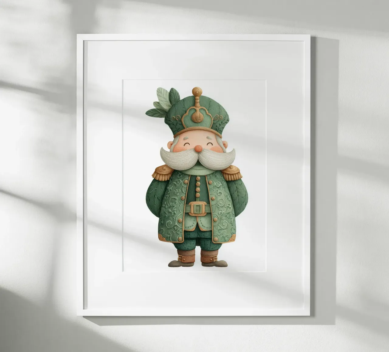 Poster per cameretta per bambini Granduca in uniforme verde carta hahnemühle da Kid’s Dream