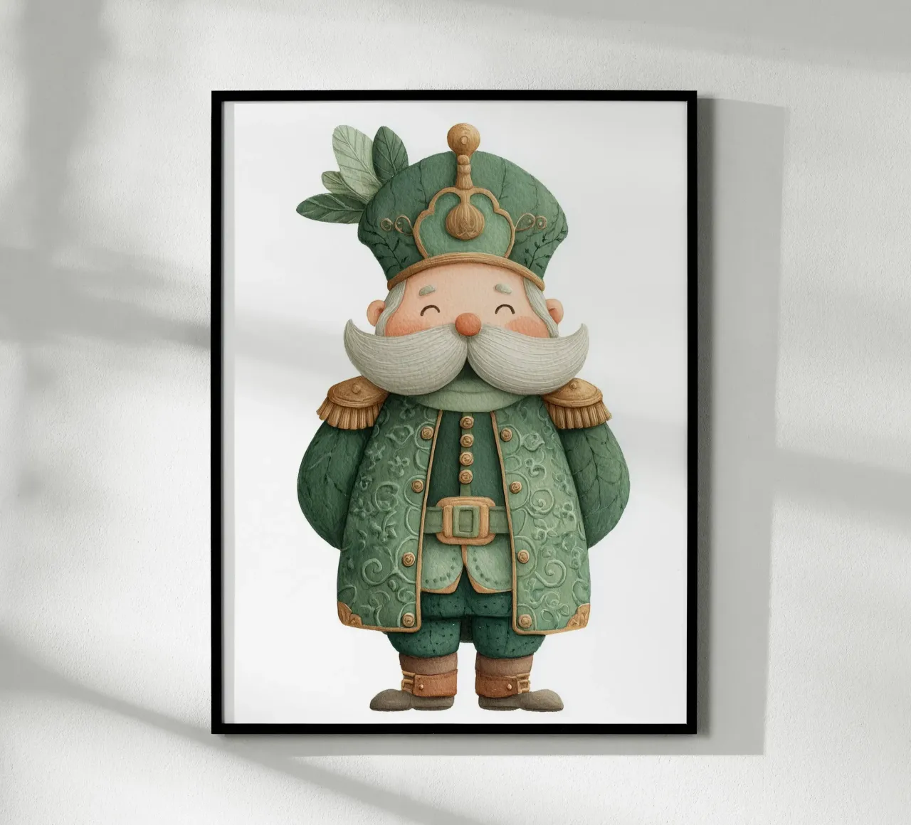Poster per cameretta per bambini Granduca in uniforme verde carta hahnemühle da Kid’s Dream