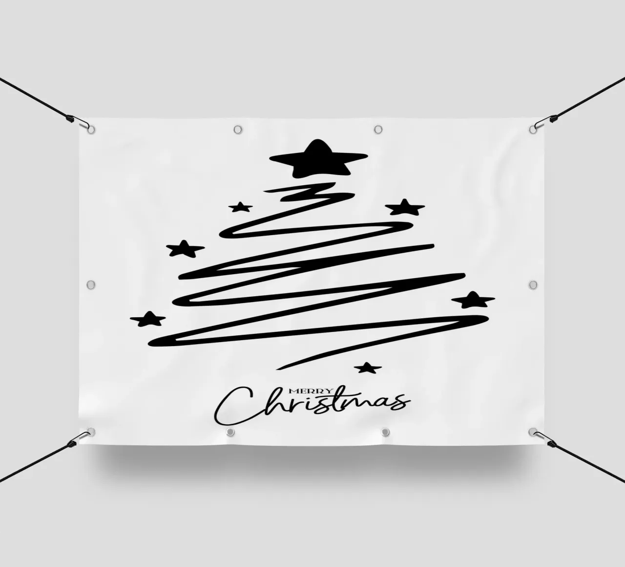 Merry Christmas telo in pvc da PinkCandyWalls