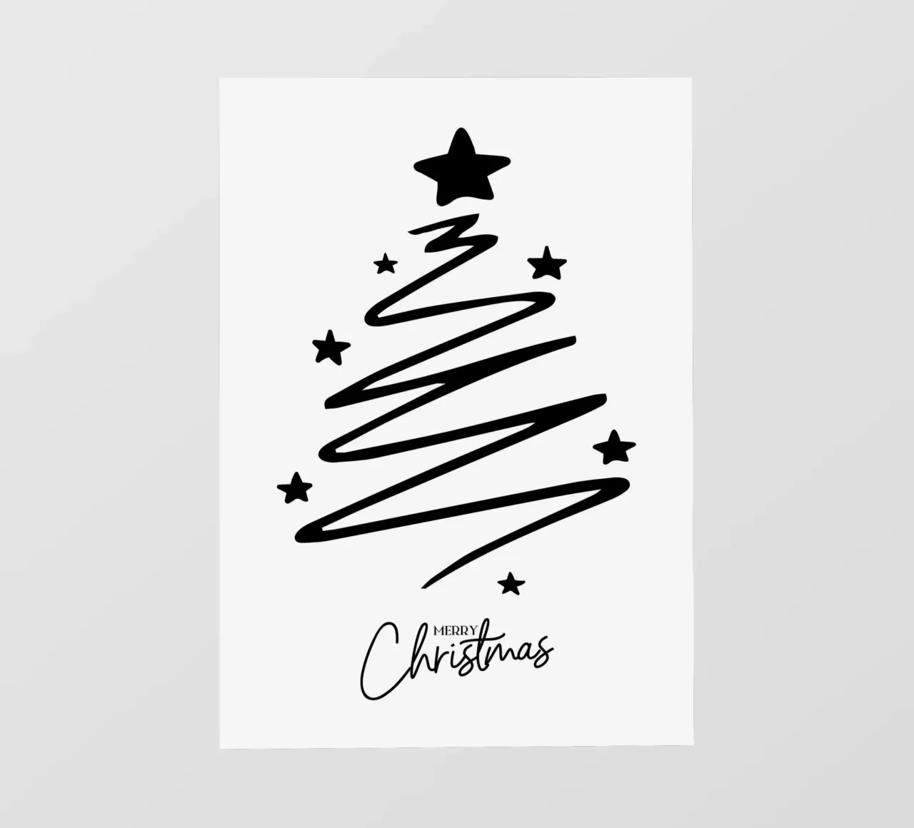 Merry Christmas telo in pvc da PinkCandyWalls