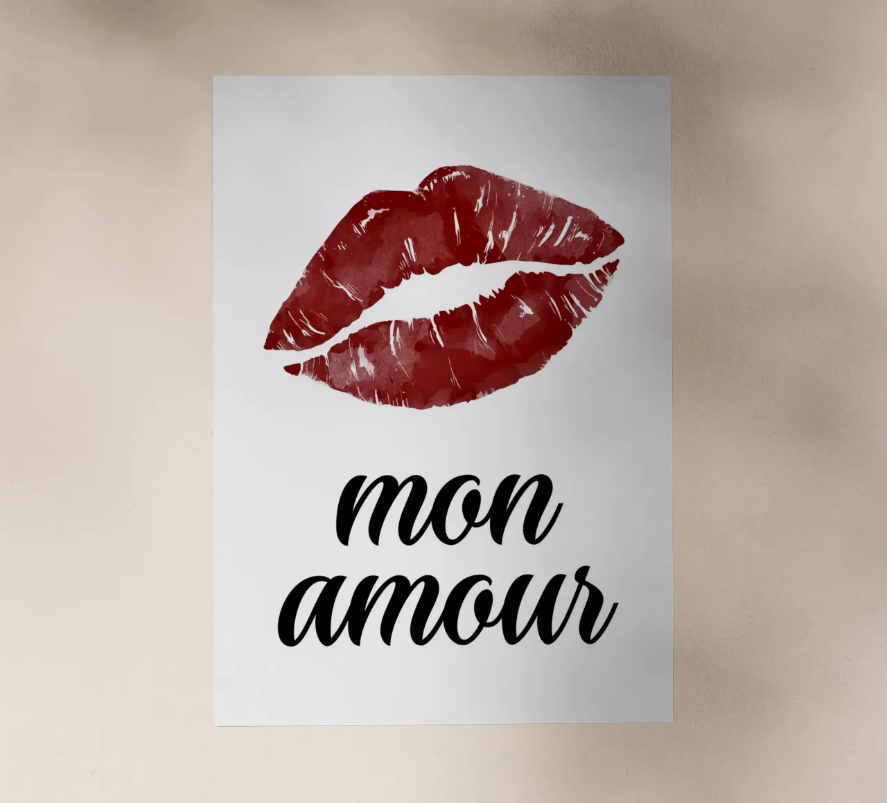 Mon amour pellicola backlit da PinkCandyWalls