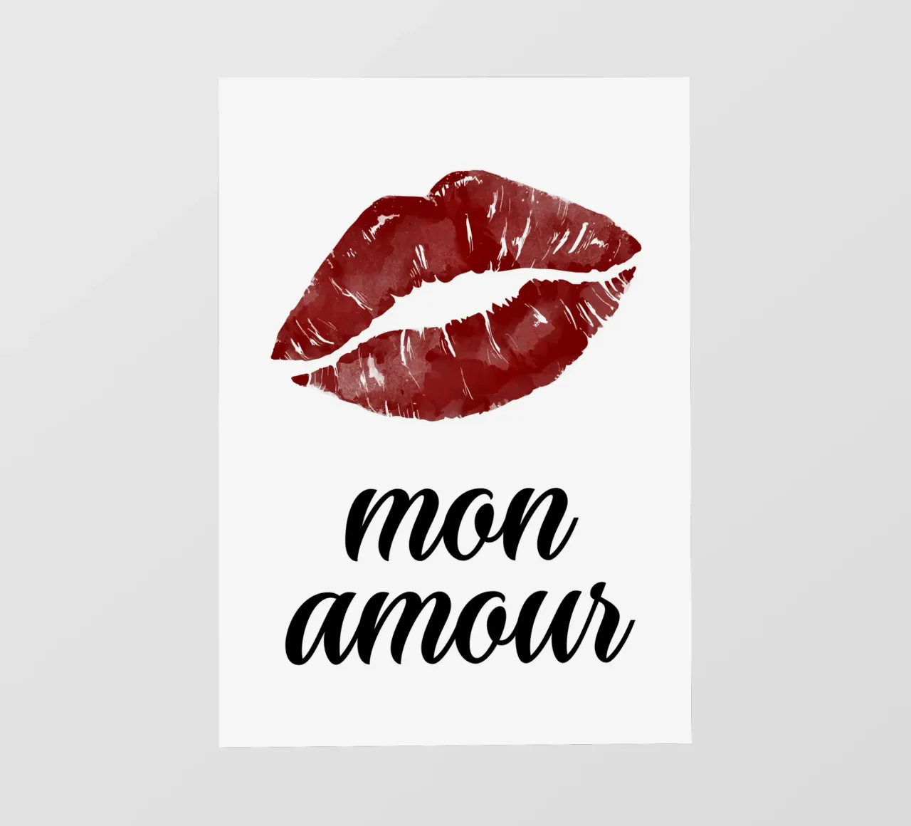 Mon amour telo in pvc da PinkCandyWalls