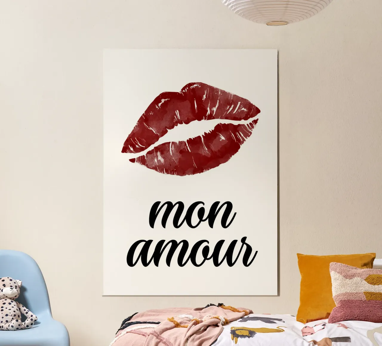 Mon amour carta hahnemühle da PinkCandyWalls