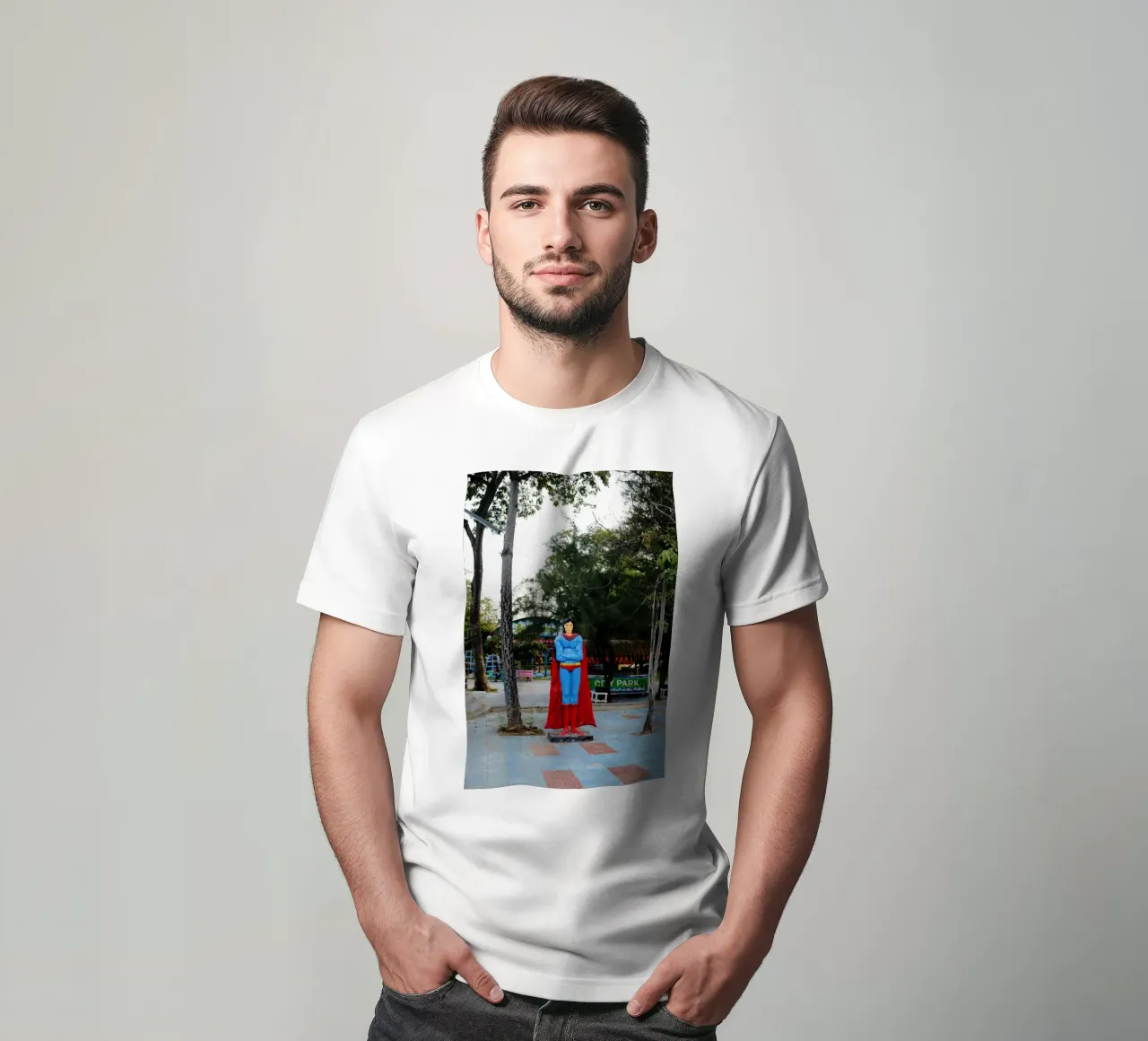 Superman Myanmar t-shirt da Simon Koy