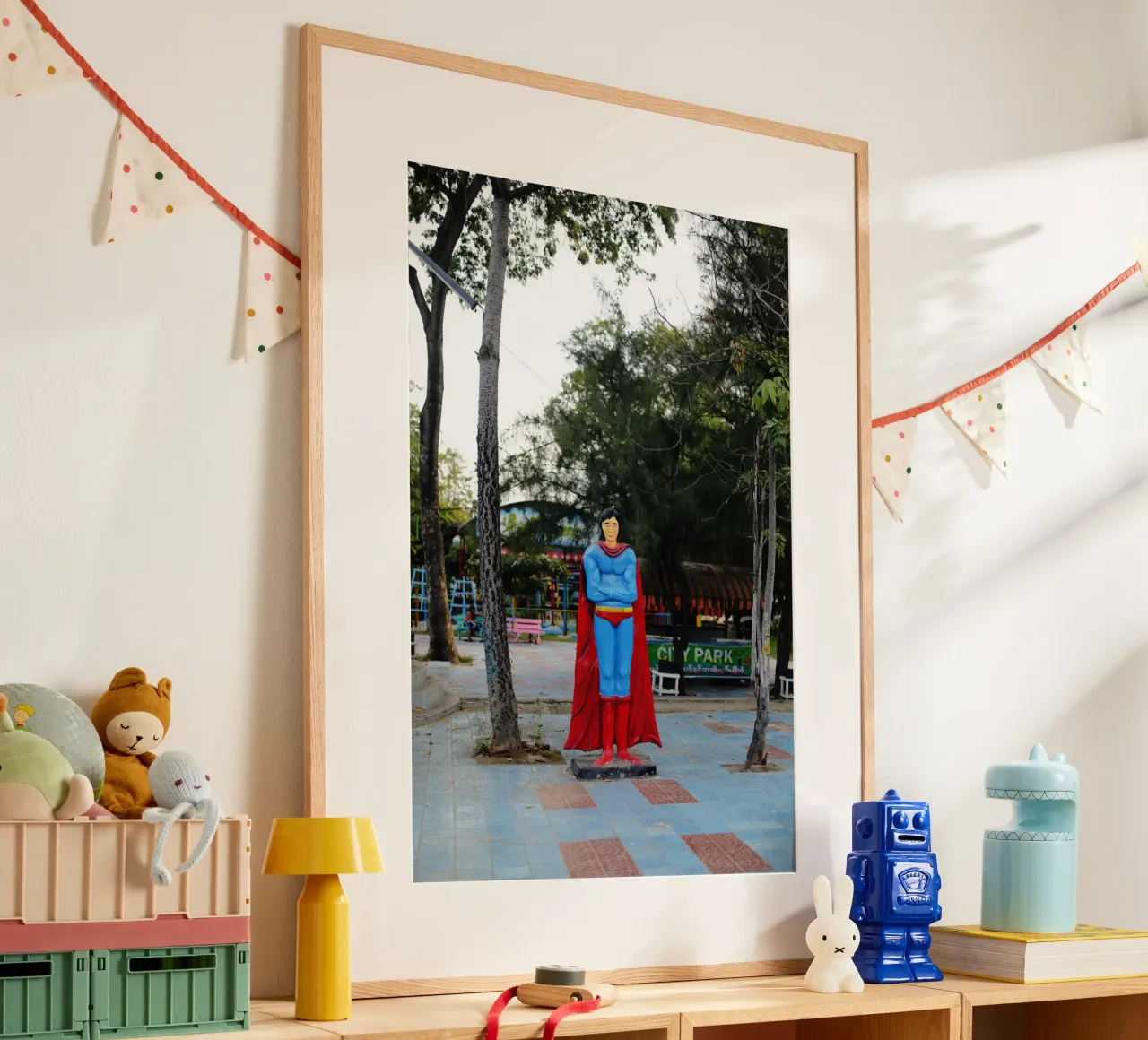 Superman Myanmar carta hahnemühle da Simon Koy