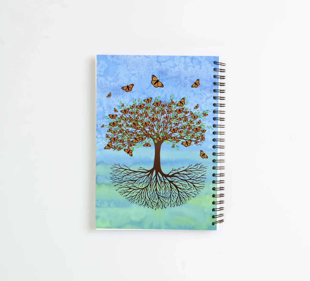 Tree of life butterfly version spiral notebook by BwiseLizzy