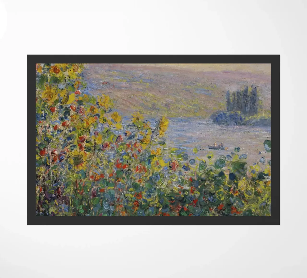 Aiuole di Claude Monet a Vétheuil zerbino da 50 masterpieces