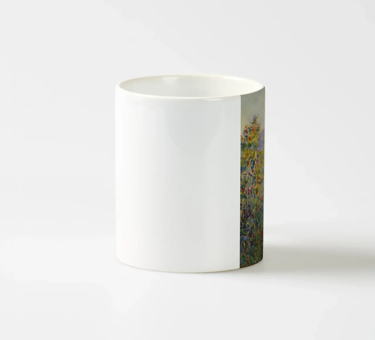 Aiuole di Claude Monet a Vétheuil tazza in ceramica da 50 masterpieces