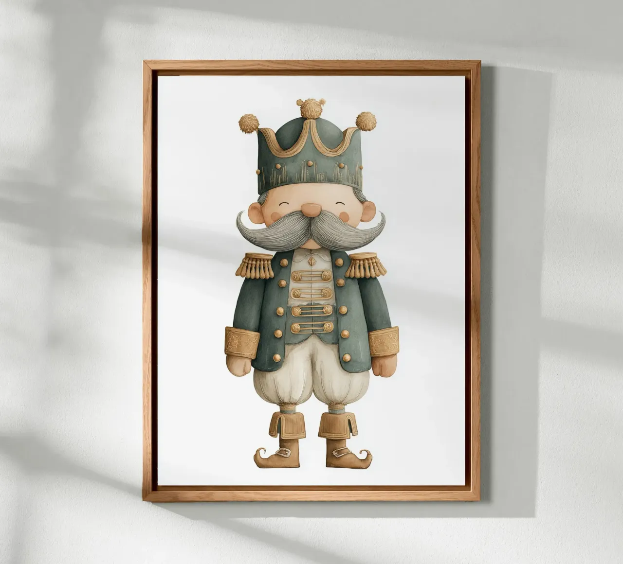 Mustachio king poster for children's bedroom alu-dibond by Kid’s Dream