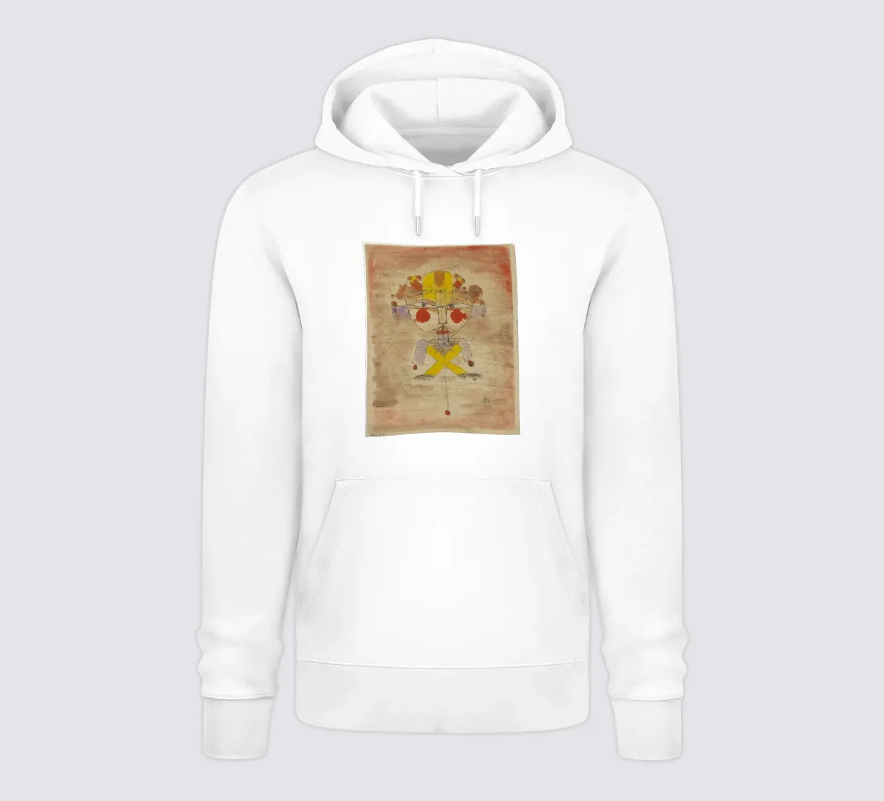 Jumping Jack di Paul Klee felpa con cappuccio da 50 masterpieces
