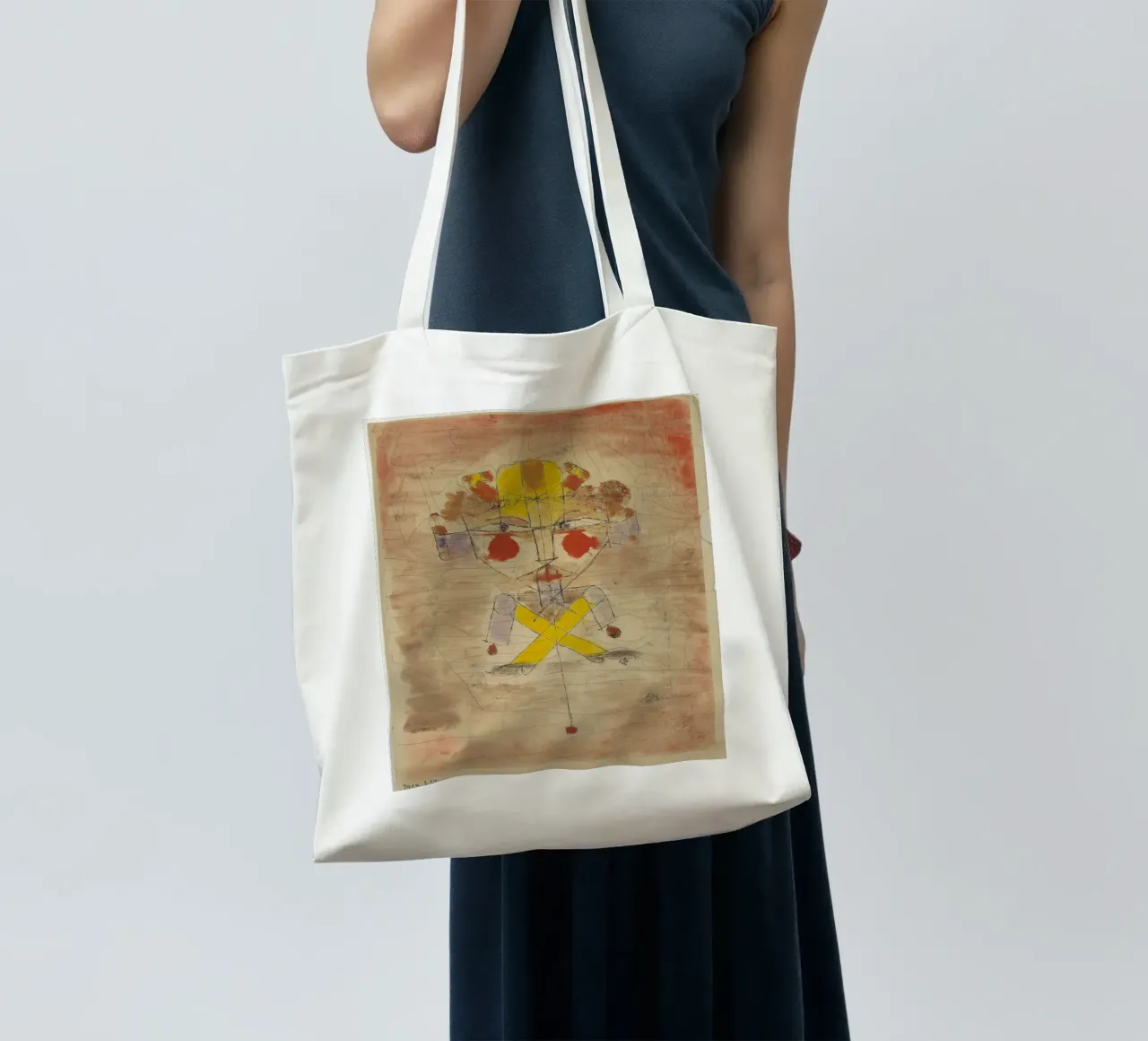 Jumping Jack di Paul Klee borsa in juta da 50 masterpieces
