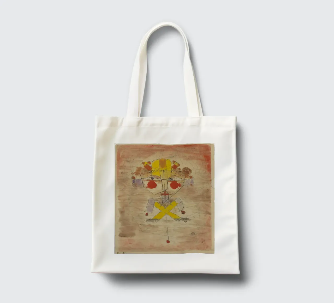 Jumping Jack di Paul Klee borsa in juta da 50 masterpieces