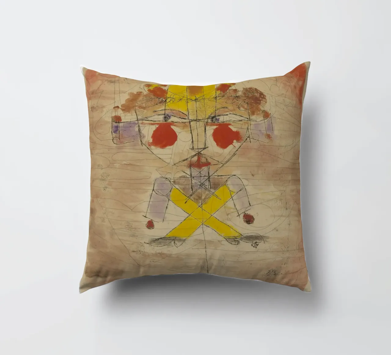 Jumping Jack di Paul Klee cuscino da 50 masterpieces