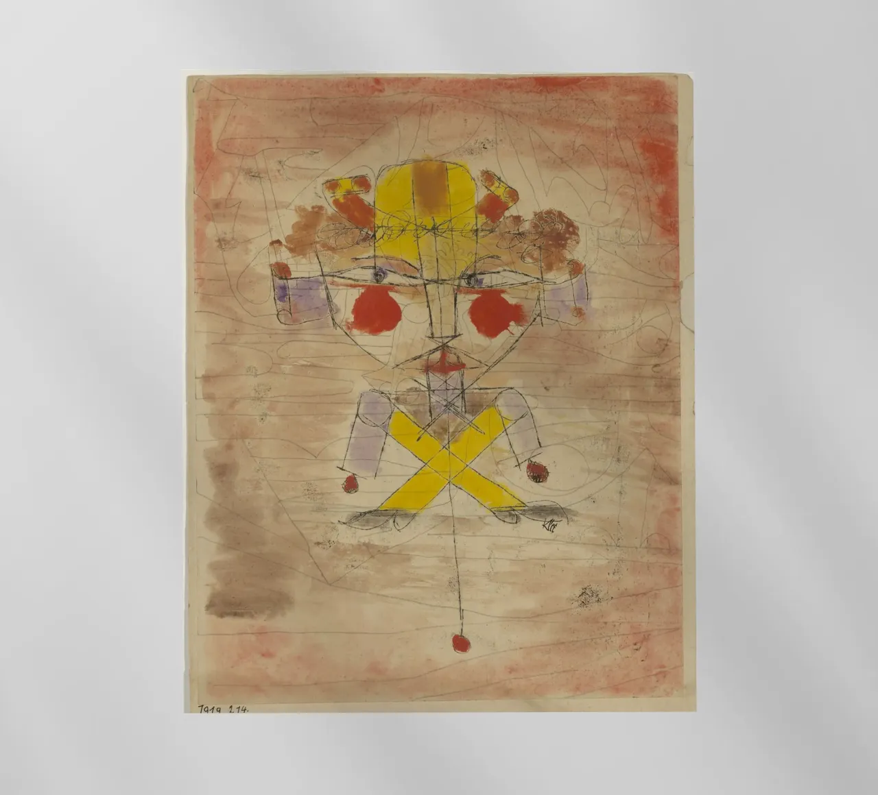Jumping Jack di Paul Klee pellicola backlit da 50 masterpieces