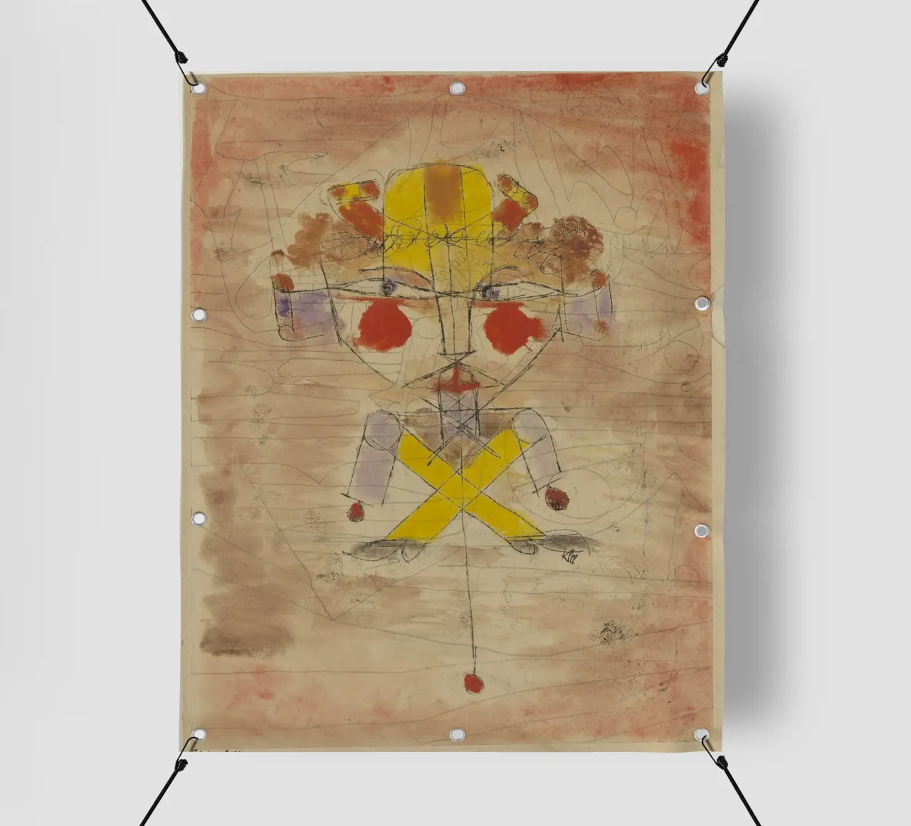 Jumping Jack di Paul Klee telo in pvc da 50 masterpieces