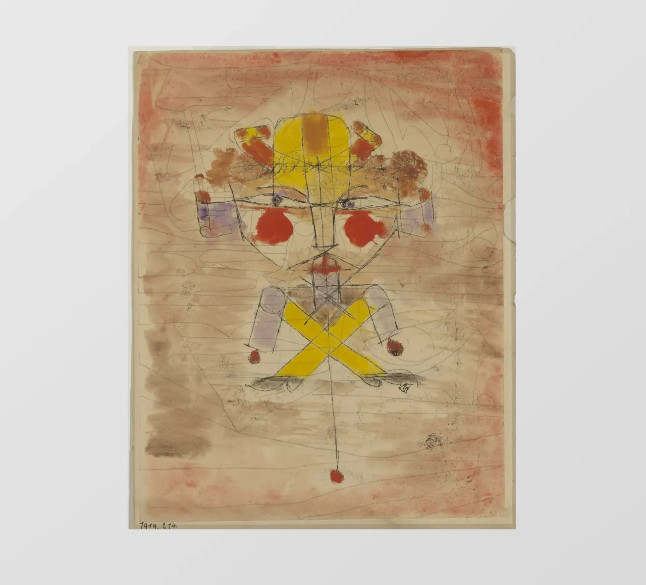 Jumping Jack di Paul Klee telo in pvc da 50 masterpieces