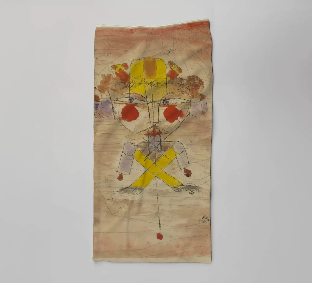 Jumping Jack di Paul Klee asciugamano da bagno da 50 masterpieces