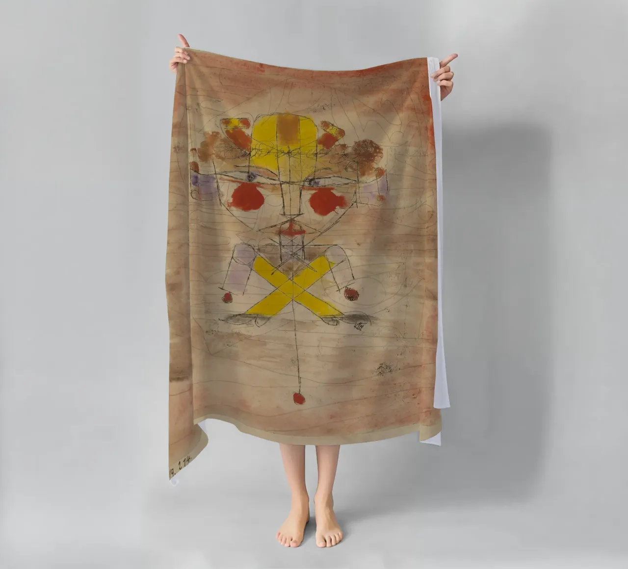 Jumping Jack di Paul Klee telo mare da 50 masterpieces