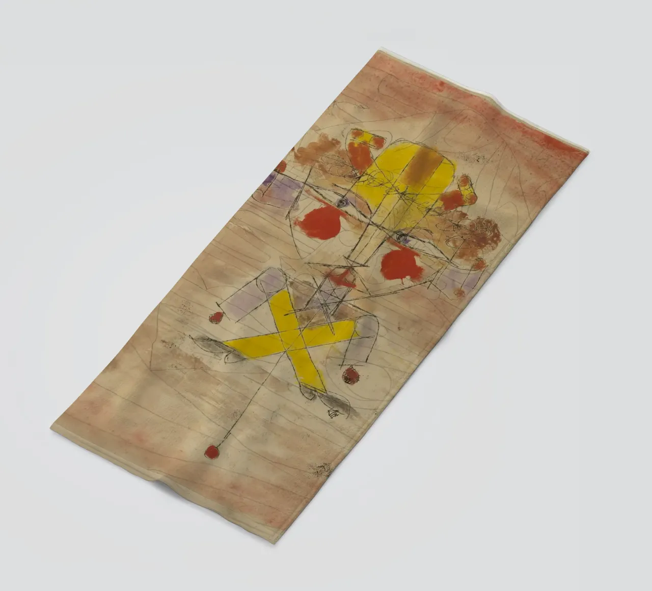Jumping Jack di Paul Klee telo mare da 50 masterpieces
