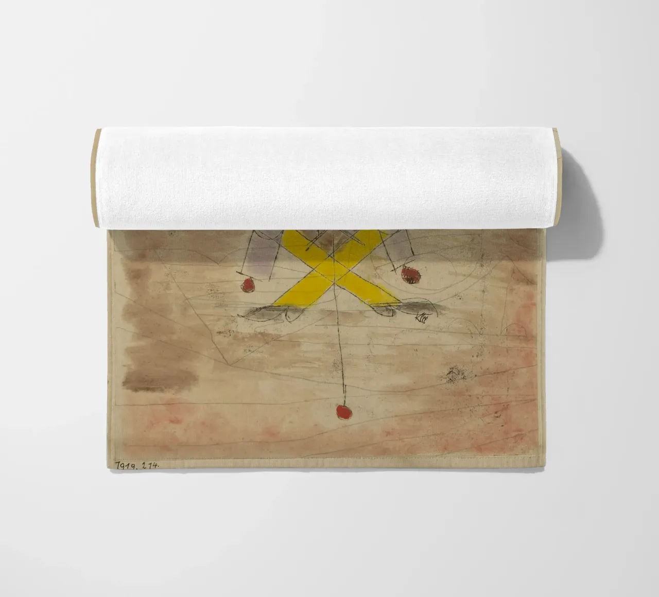 Jumping Jack di Paul Klee telo mare da 50 masterpieces