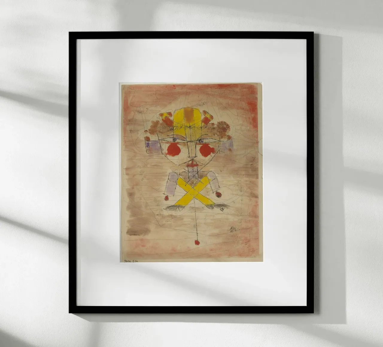 Jumping Jack di Paul Klee carta hahnemühle da 50 masterpieces