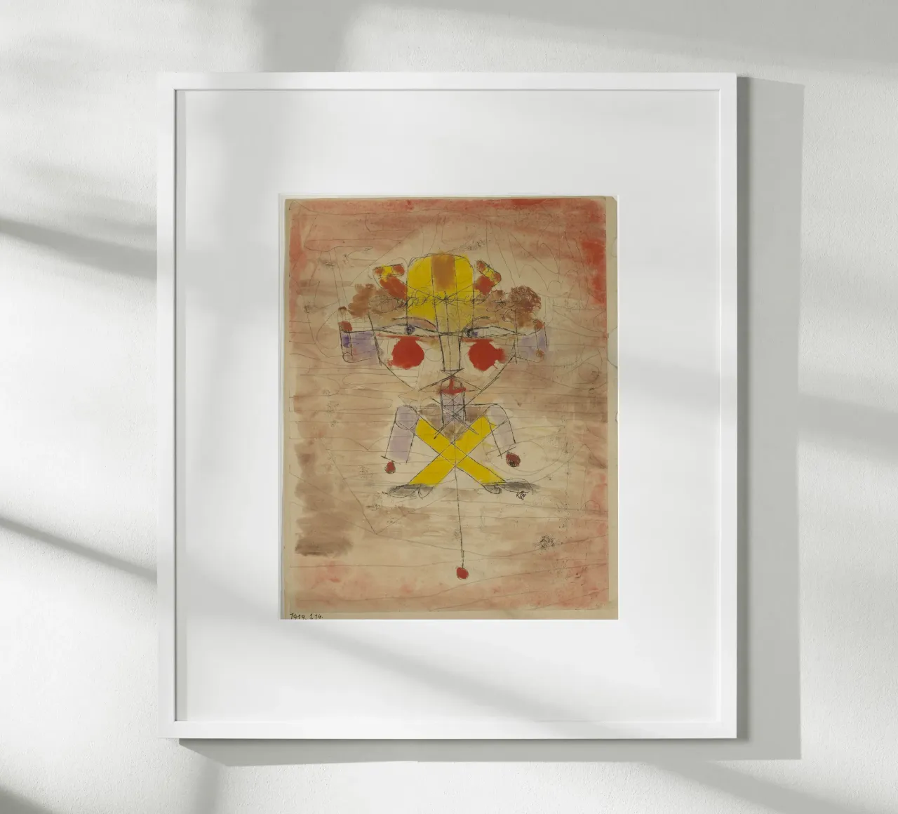 Jumping Jack di Paul Klee carta hahnemühle da 50 masterpieces
