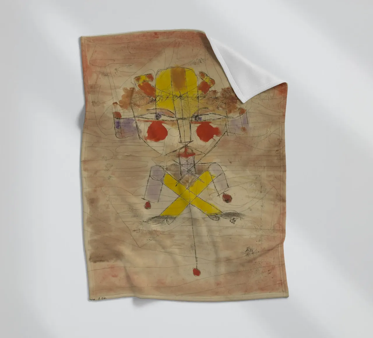 Jumping Jack di Paul Klee coperta in pile da 50 masterpieces