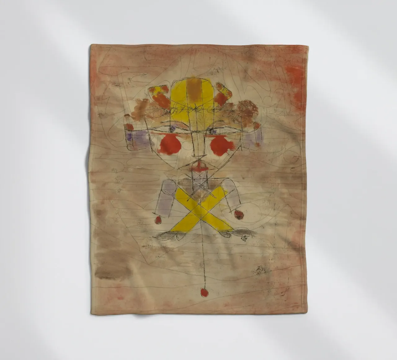 Jumping Jack di Paul Klee coperta in pile da 50 masterpieces