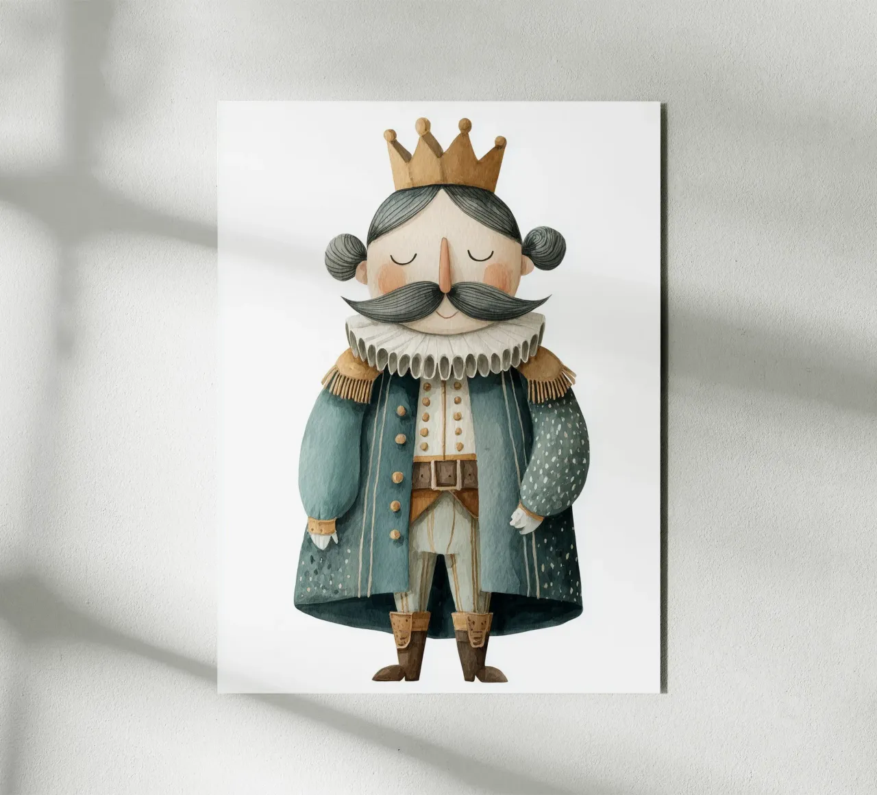 Elegant king poster alu-dibond by Kid’s Dream