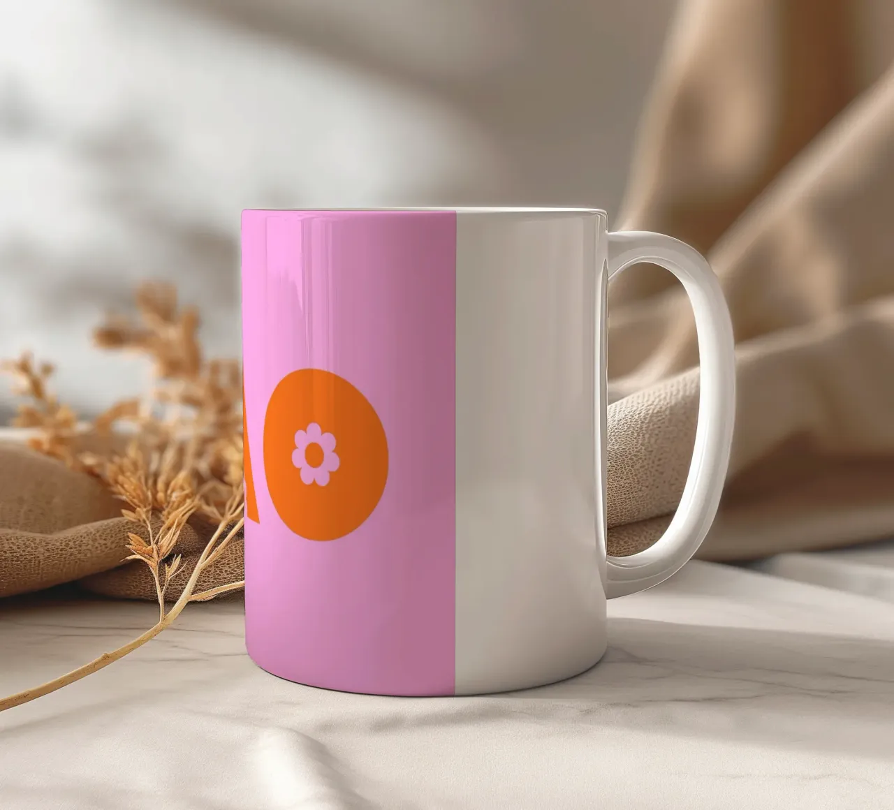 Ciao - geblümt tazza in ceramica da Ohkimiko