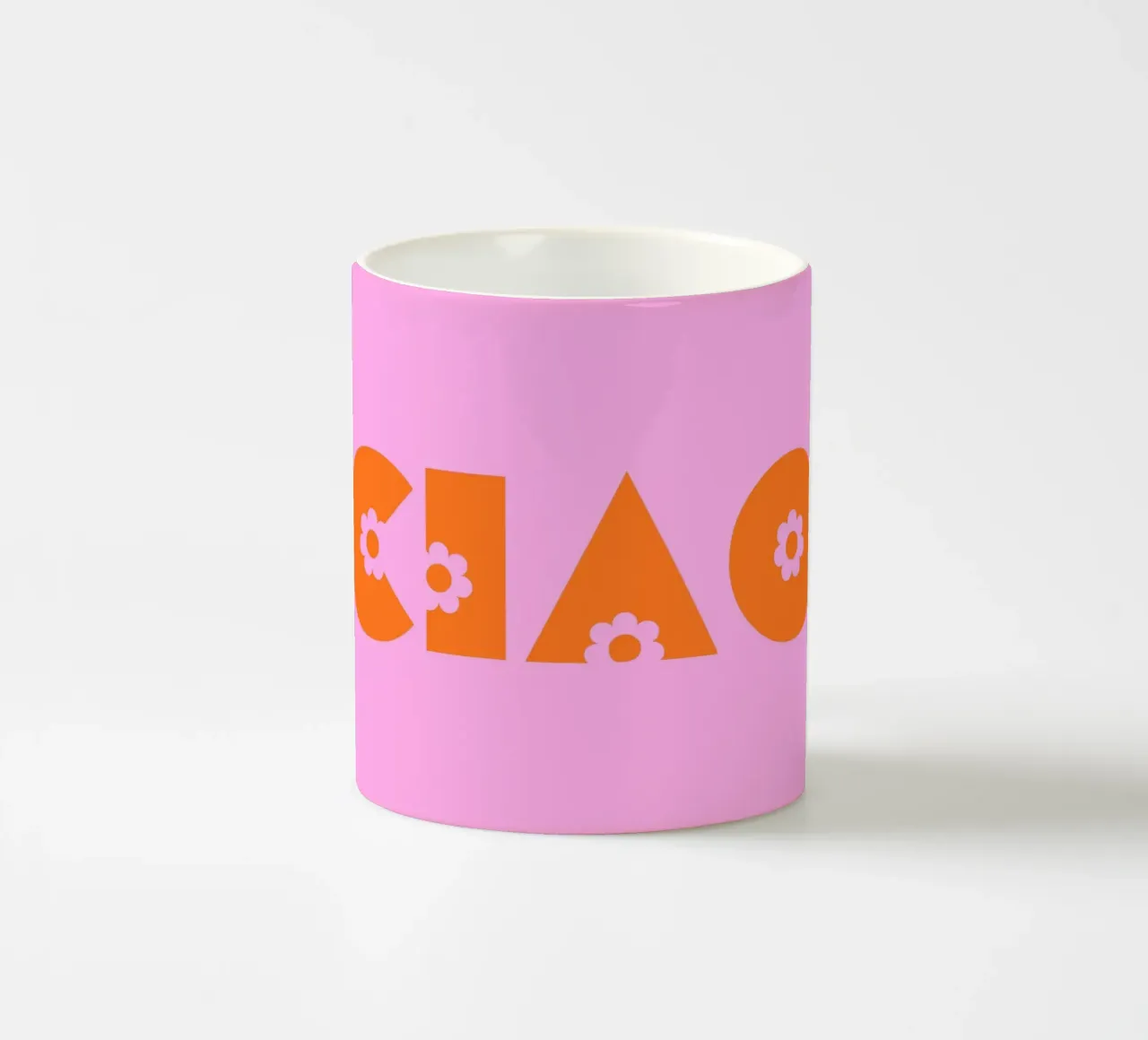 Ciao - geblümt tazza in ceramica da Ohkimiko