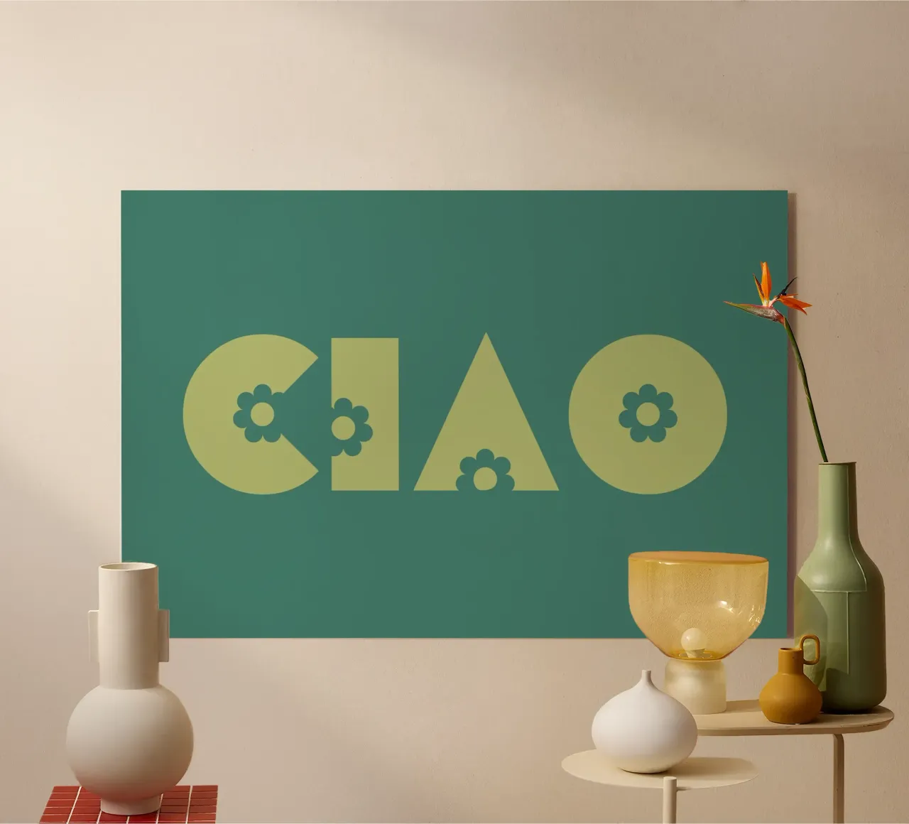 Ciao - geblümt plexiglass da Ohkimiko