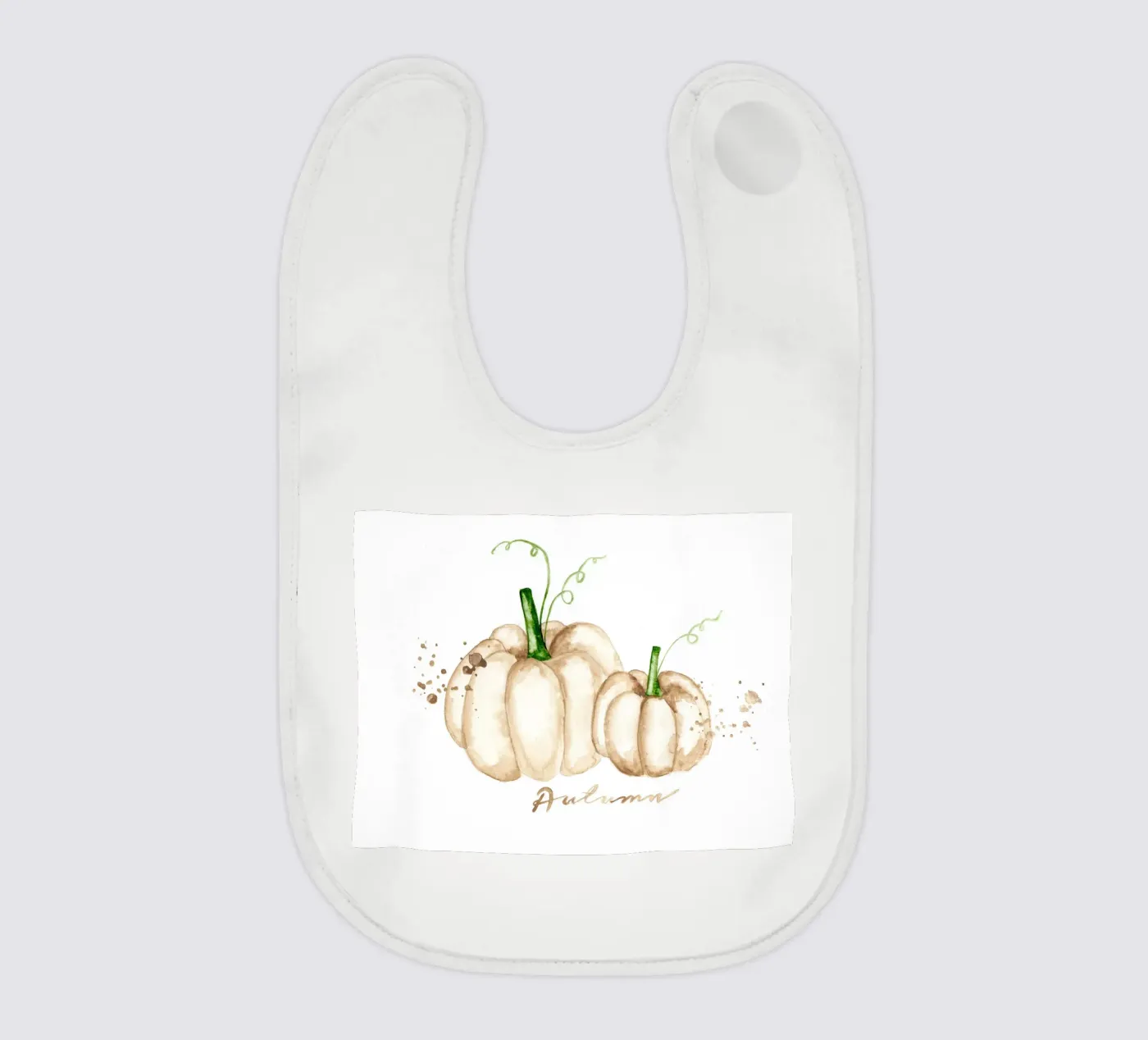 white pumpkins Babylätzchen von Nathys_illustration