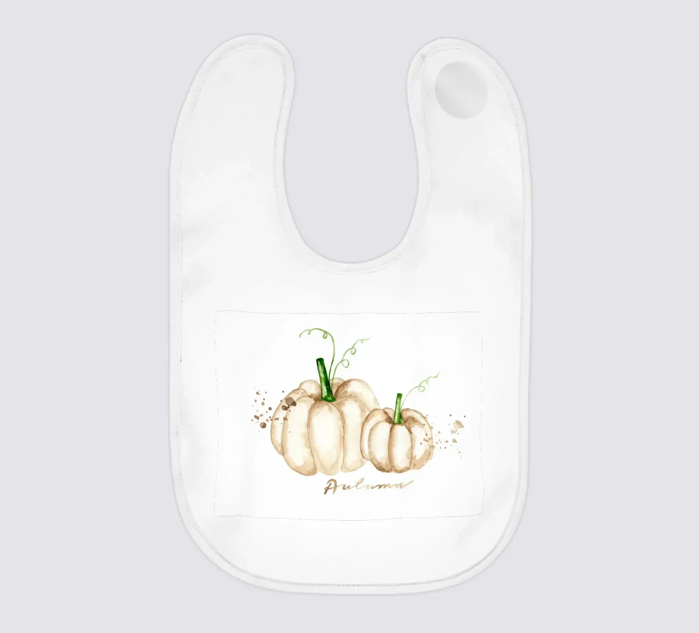 white pumpkins Babylätzchen von Nathys_illustration