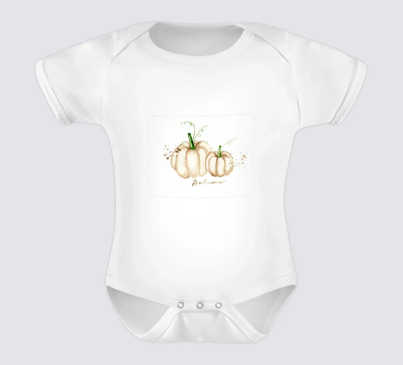 white pumpkins body bébé de Nathys_illustration