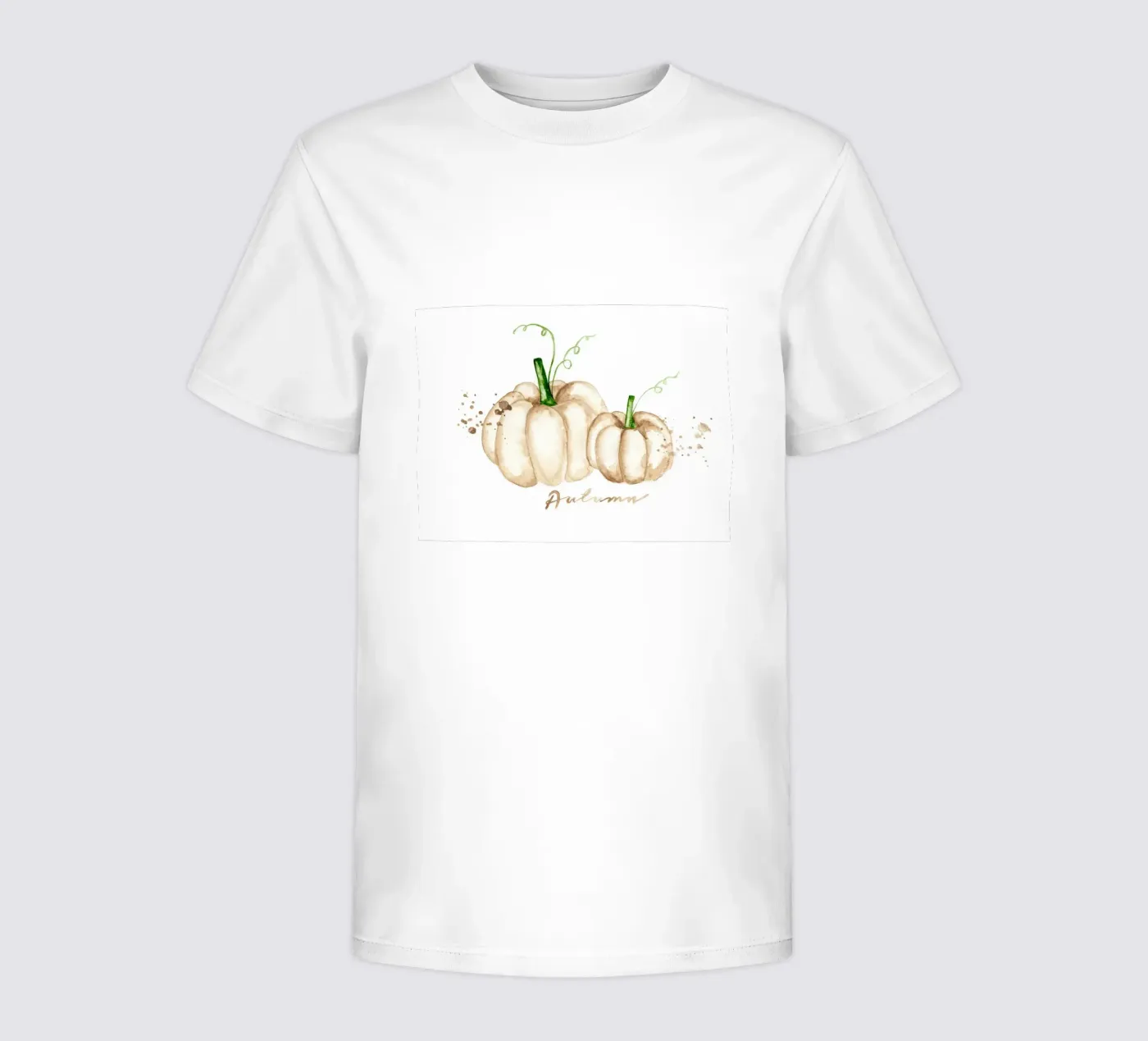 white pumpkins t-shirt bambini da Nathys_illustration