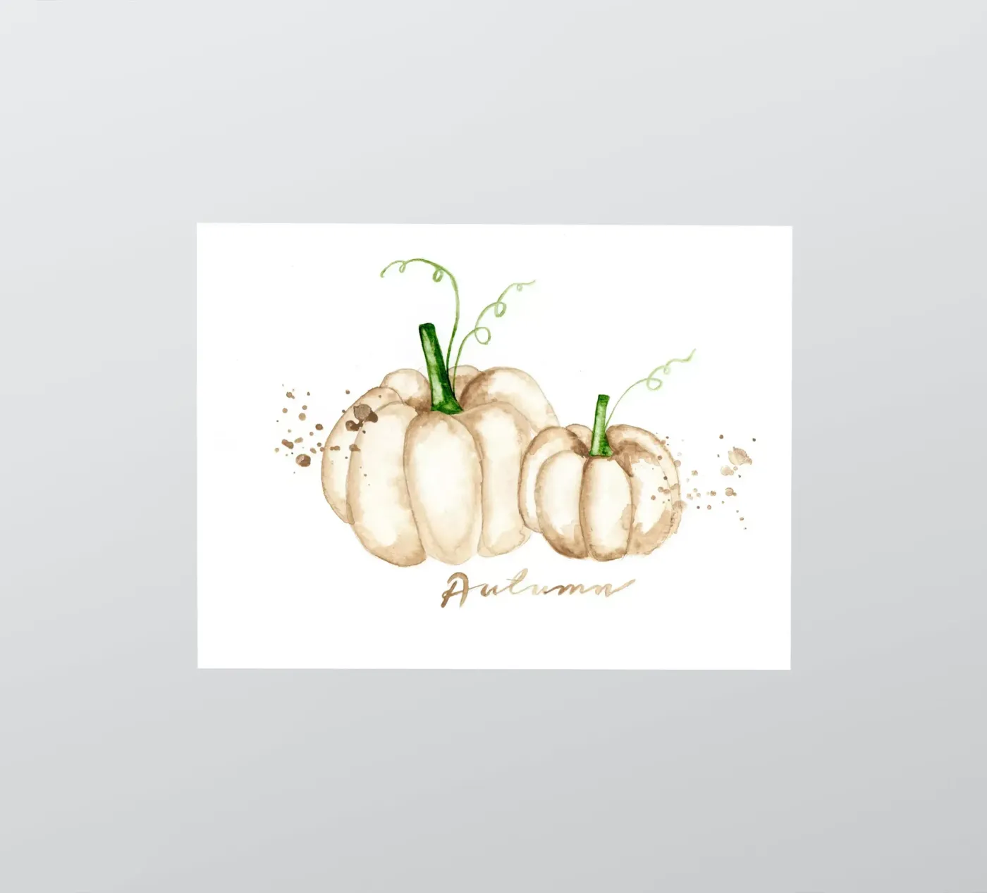 white pumpkins sticker by Nathys_illustration