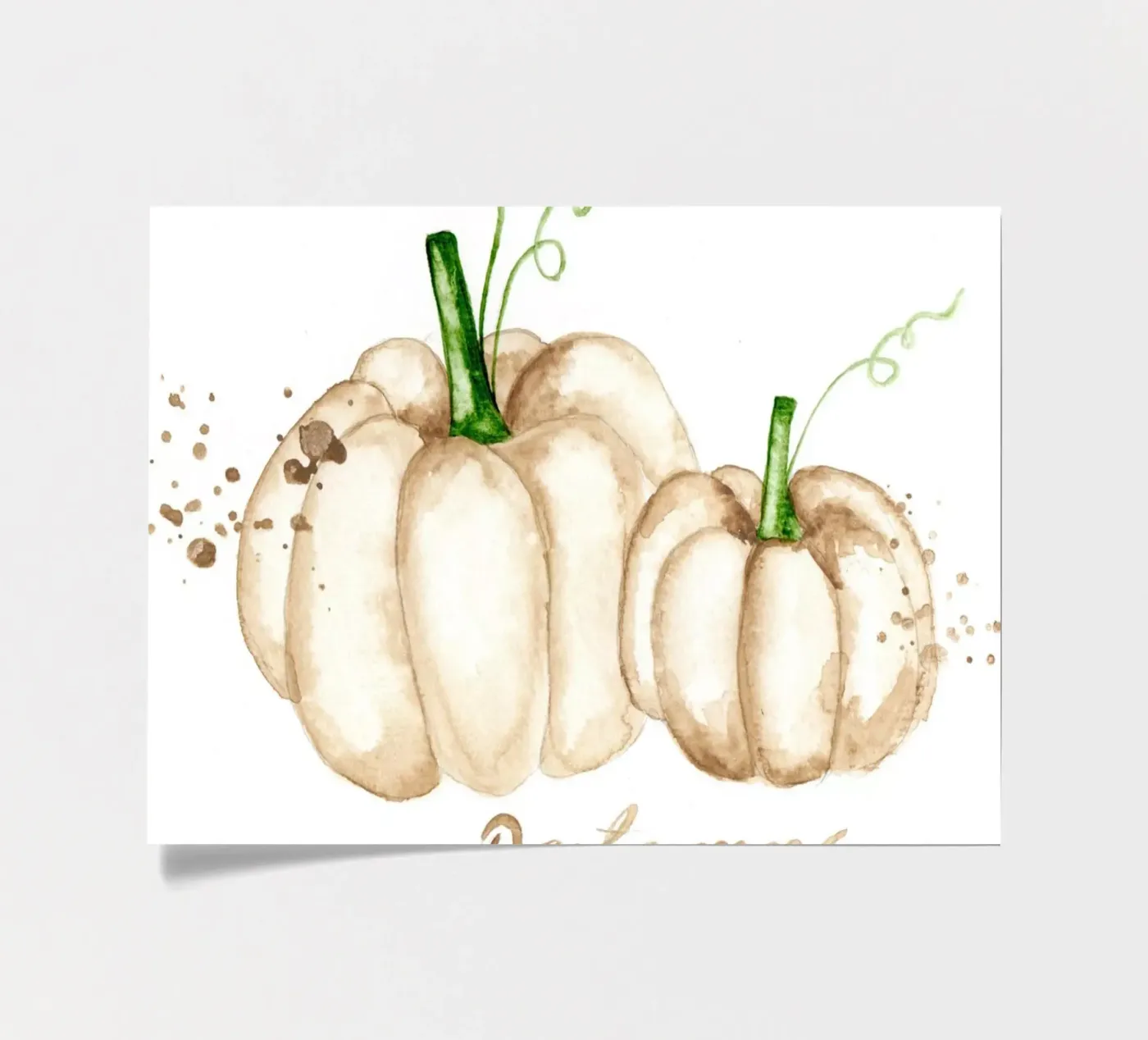 white pumpkins sticker sheet by Nathys_illustration