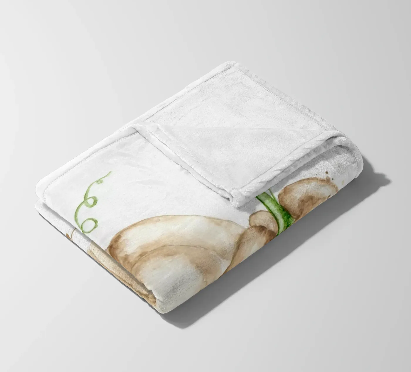 white pumpkins Fleecedecke von Nathys_illustration