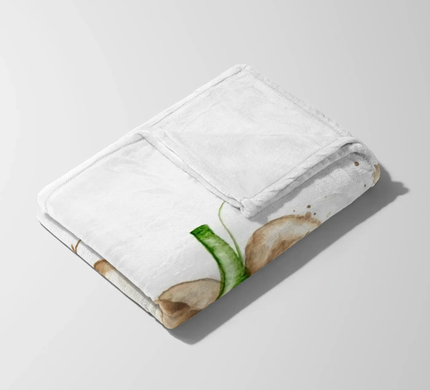 white pumpkins Fleecedecke von Nathys_illustration