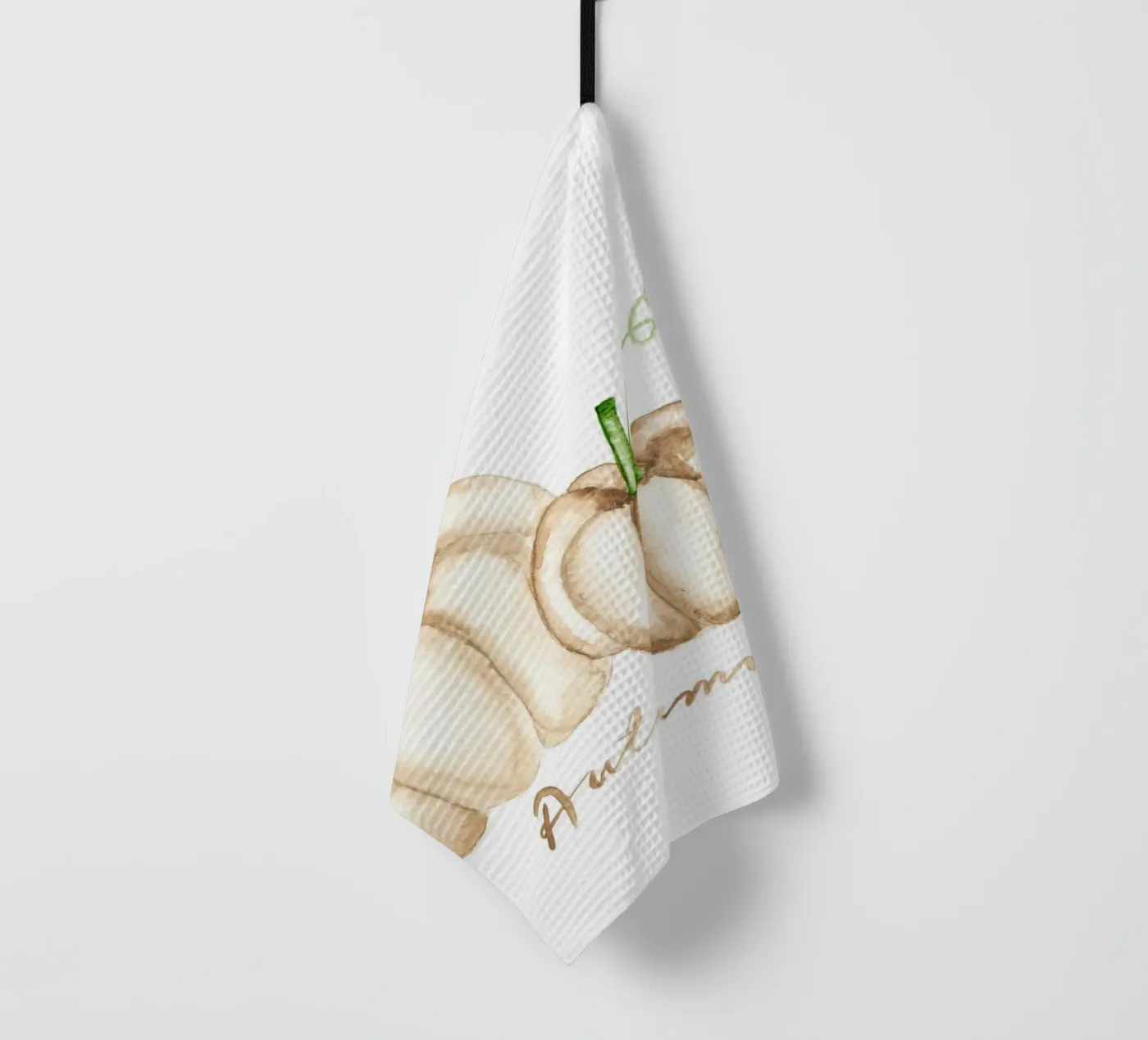white pumpkins Geschirrtuch von Nathys_illustration
