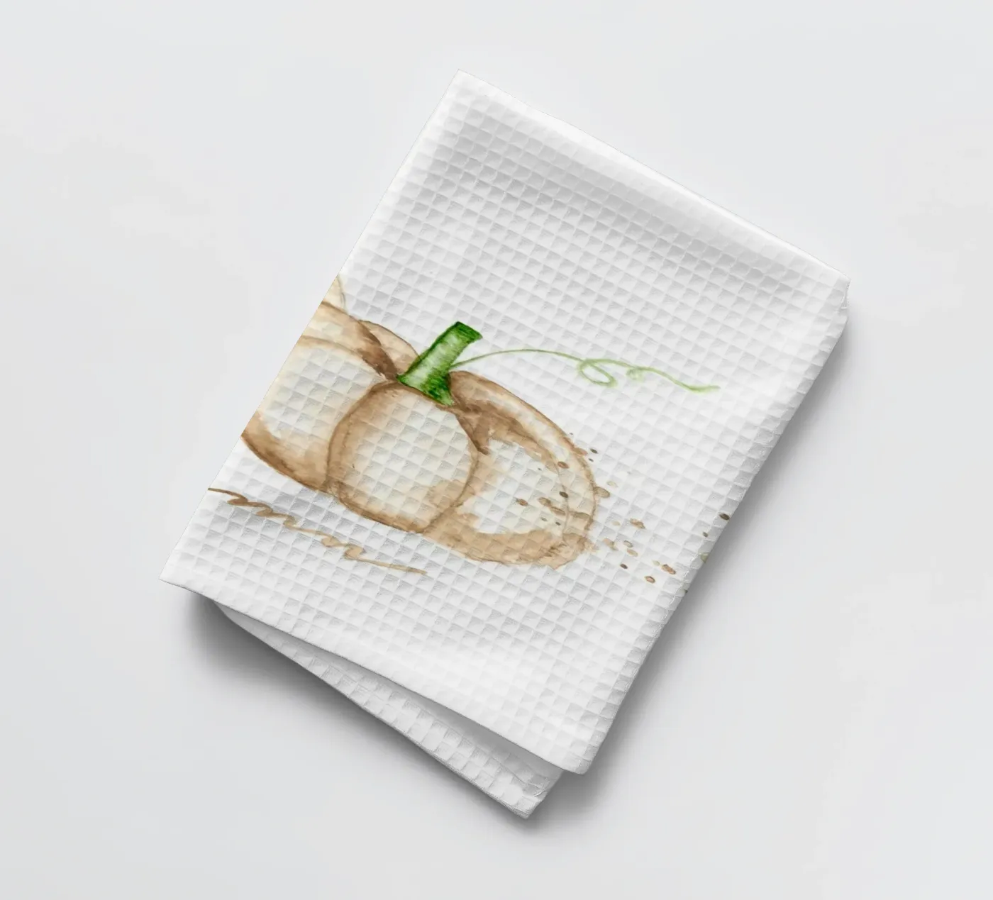 white pumpkins Geschirrtuch von Nathys_illustration